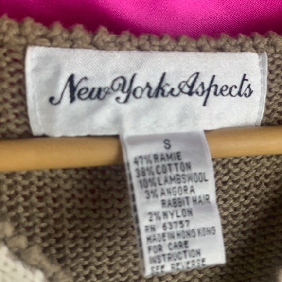 VINTAGE New York Aspects Blended Sweater - Picture 2 of 7